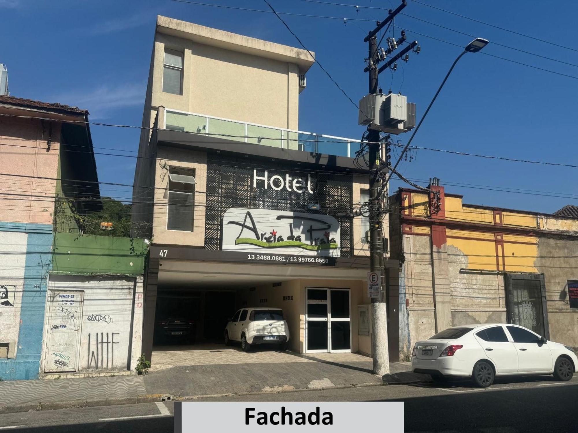 Hotel E Pousada Areia Da Praia São Vicente 外观 照片